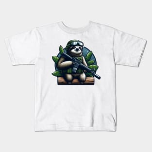 Tactical Sloth Kids T-Shirt